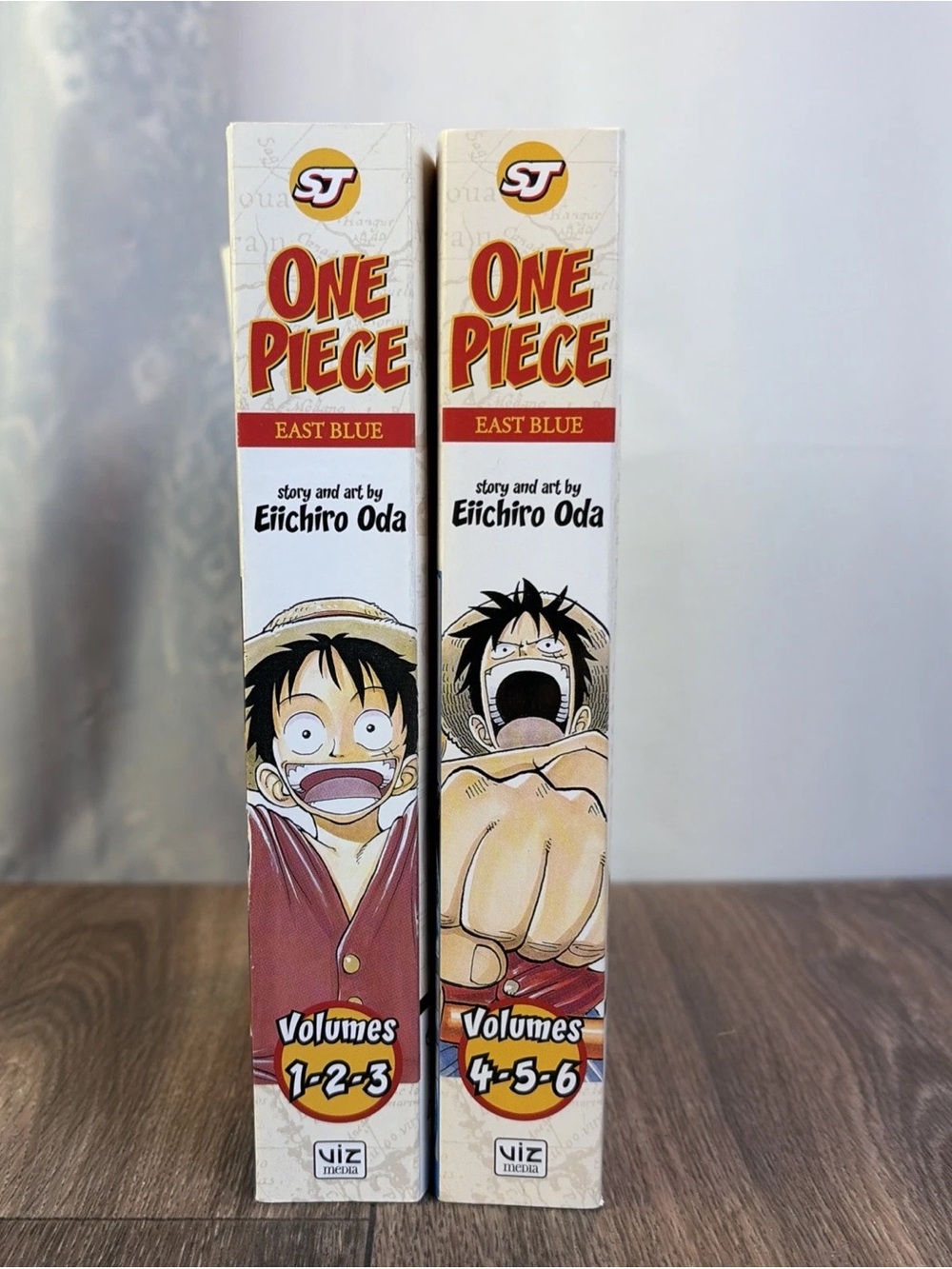 Set of 2 Books - One Piece: East Blue Volumes 1-2-3, 4-5-6